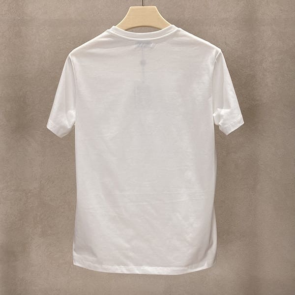 目を惹くカラーモンクレール フロッキープリント ロゴ Ｔシャツ パチモン2色 moa19539
